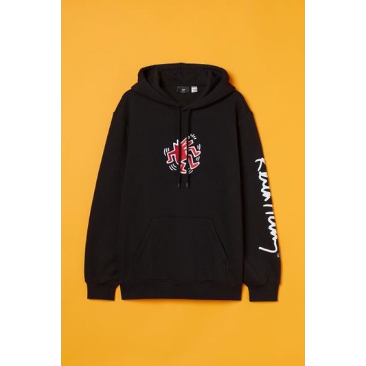 HOODIE HNM KEITH HARING BLACK