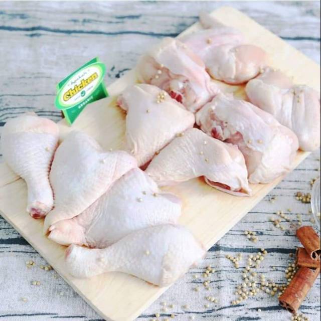 Ayam Organik Utuh Potong 10 9 10 Ons Berkah Chicken Shopee Indonesia