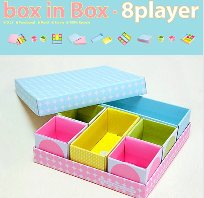 

Korean Box in Box ( 1 box bear dalamnya isi 6 box kecil ) - HTP023