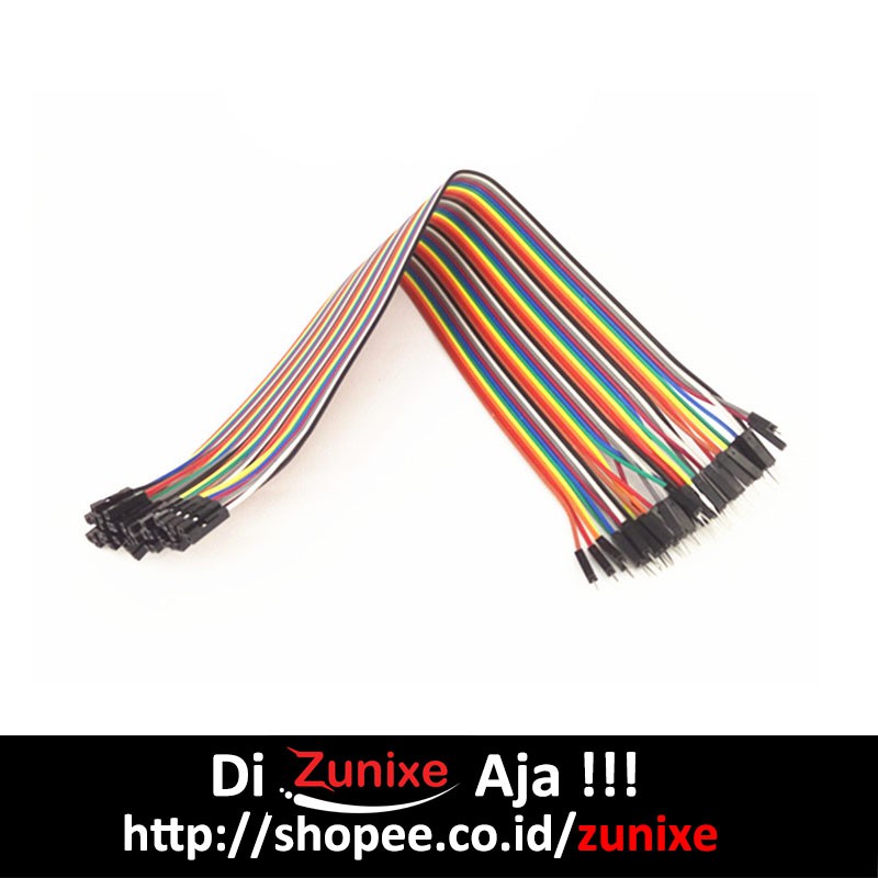 KABEL JUMPER DUPONT 30CM 10 BUAH MALE - FEMALE