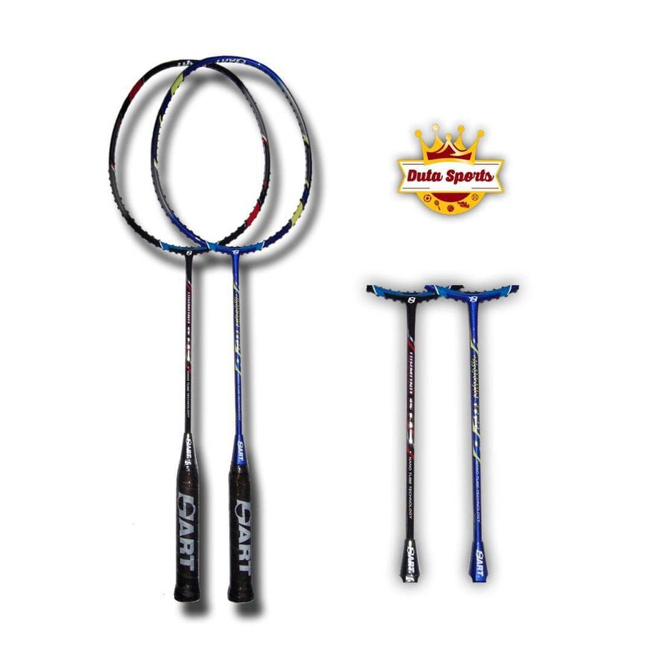 Raket Badminton Hart Diamond 35 F1 & F2 ( hitam & biru ) 