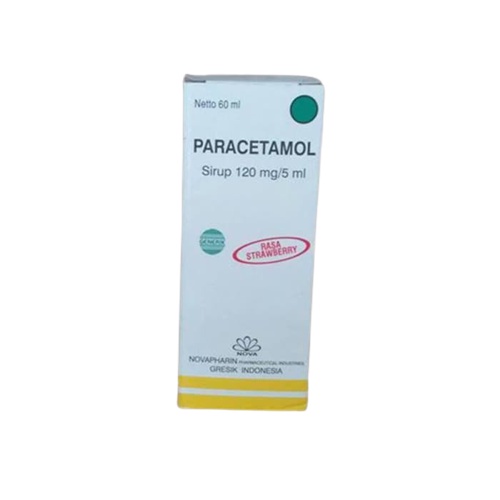 PARACETAMOL SIRUP RASA STRAWBERRY 60ML/PENURUN DEMAM PANAS ANAK