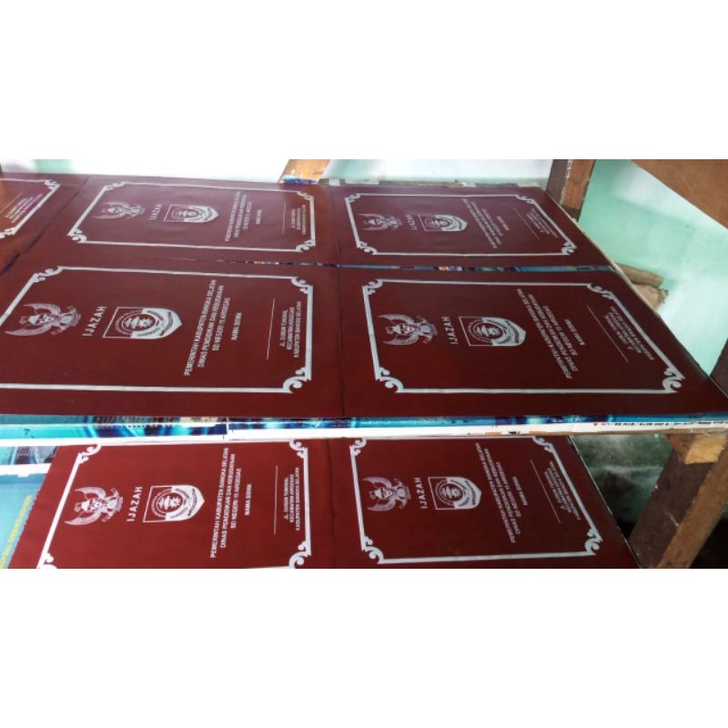 

plastik ijazah custom minimal order