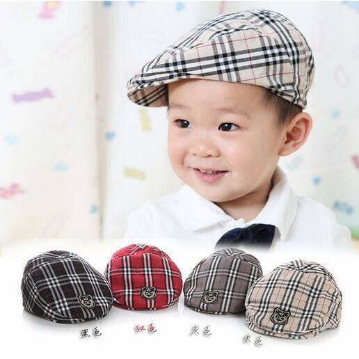 Topi Baret Bayi Burberry