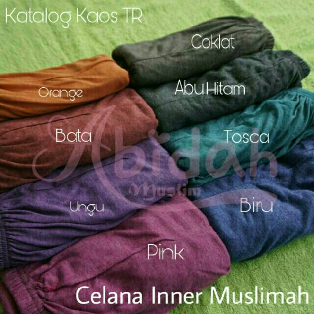 Celamis Aladin Model KOP (ban) Celana Inner Celana Dalaman Gamis/ Rok