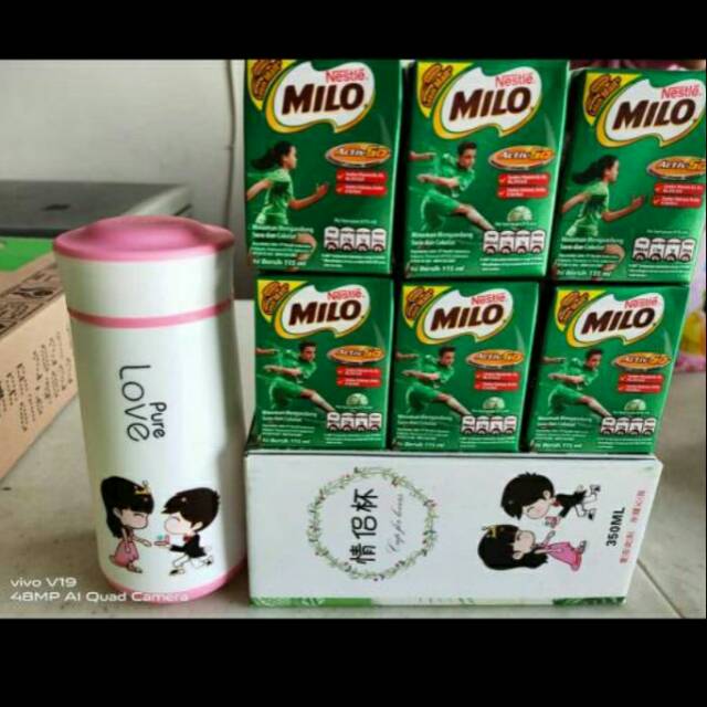

Milo kotak + termos uk 350 ml