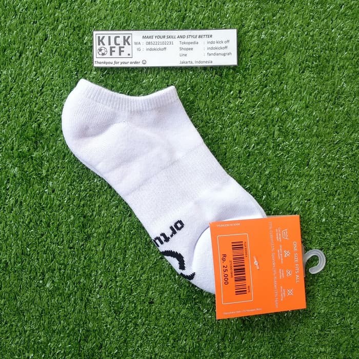 KAOS KAKI SEKOLAH/ KAOS KAKI OLAHRAGA ORTUSEIGHT  FLUX SOCKS A - WHITE