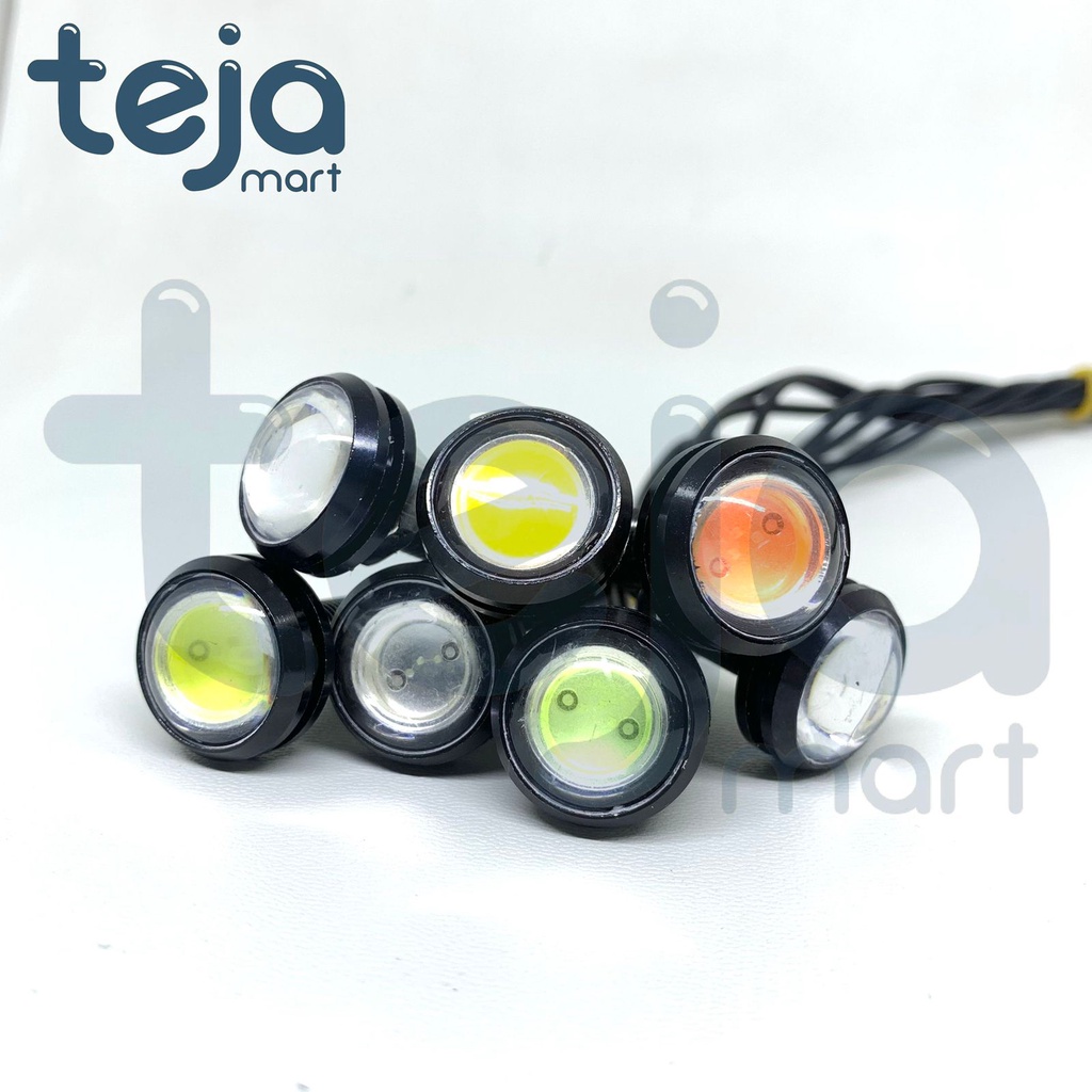 Lampu LED Mata Elang Eagle Eye 12V 23mm Variasi Aksesoris Motor Mobil High QUALITY