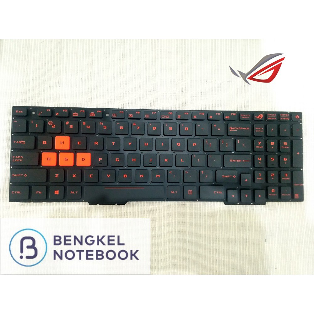 Keyboard Asus GL553 Asus Rog GL553VD GL553VE GL553VW GL753 GL753V GL753VE GL753VD ZX53V ZX53VD ZX53VE ZX53EW ZX53VW FX553V FX53 FX53V FX53VD FX53VE FX53VW ZX73 ZX73VE