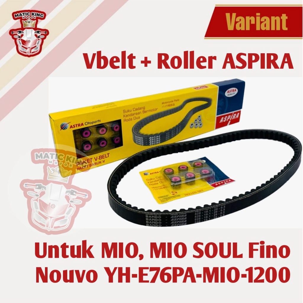 Vanbelt v belt Vanbelt fanbelt kit set assy Mio Nmax Aerox Lexi X Ride Fino FreeGo Gear Xeon ASPIRA ASTRA OTOPARTS