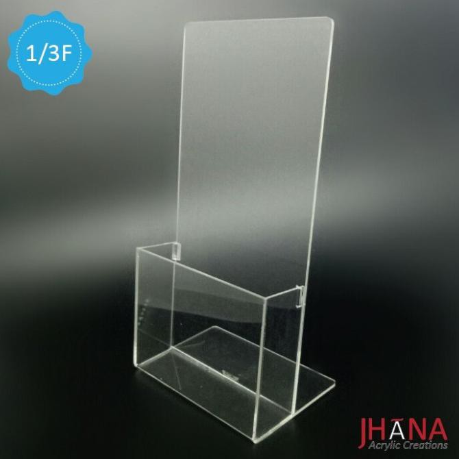 

Diskon Tempat Brosur Akrilik / acrylic Ukuran 1/3 F4 TB24 Big Sale