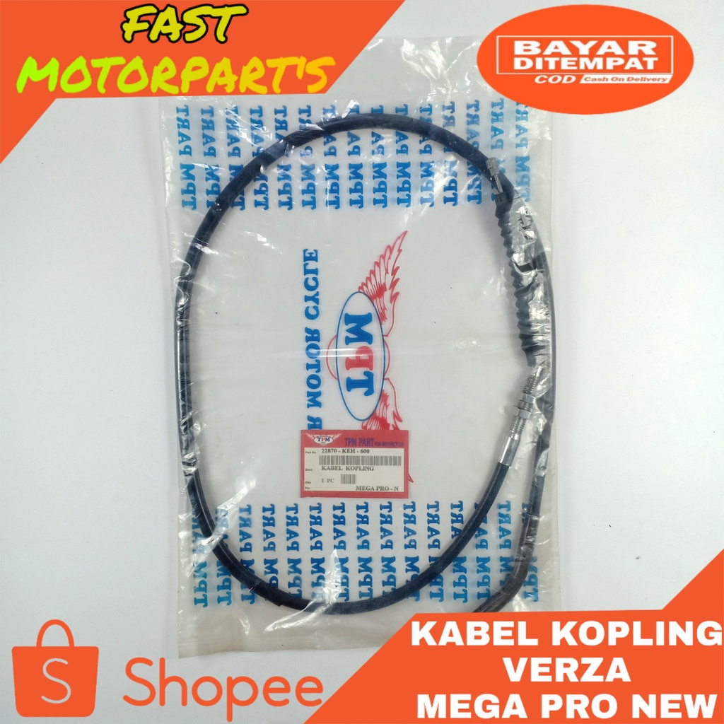 kabel tali kopling mega pro new verza