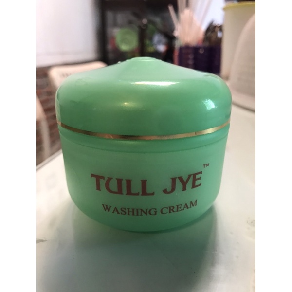 tull jye washing cream sabun muka 2 hijau preloved