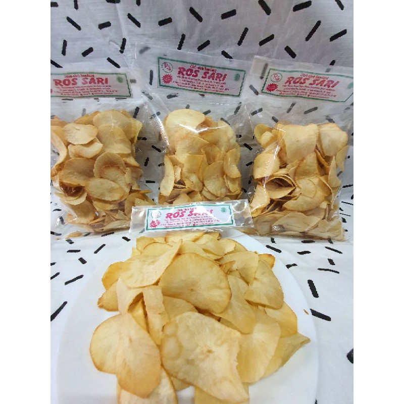 Keripik Singkong Original 250Gr Oleh Oleh Bandung