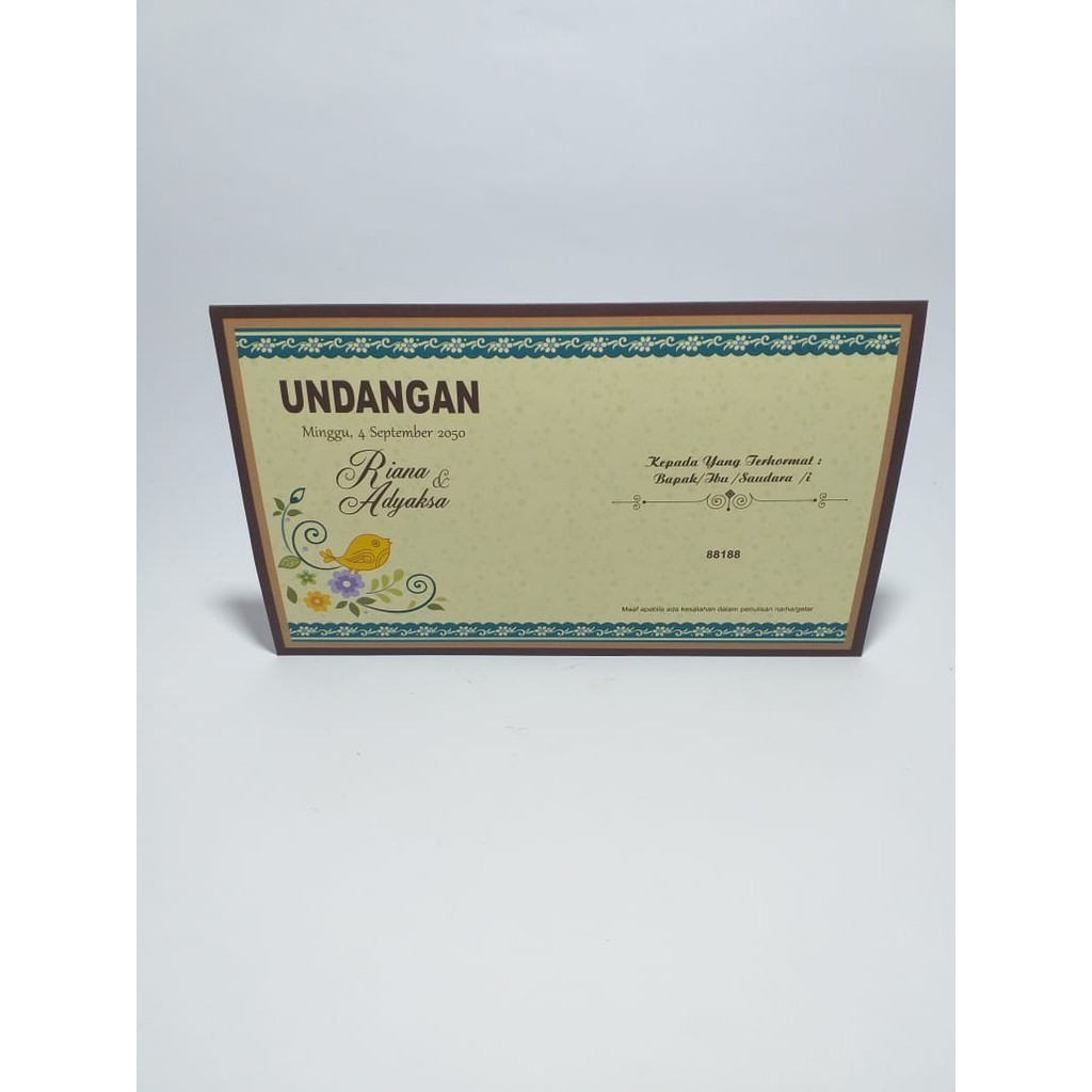 BLANGKO UNDANGAN ERBA 88188 - HARGA MURAH TAMPILAN MEWAH