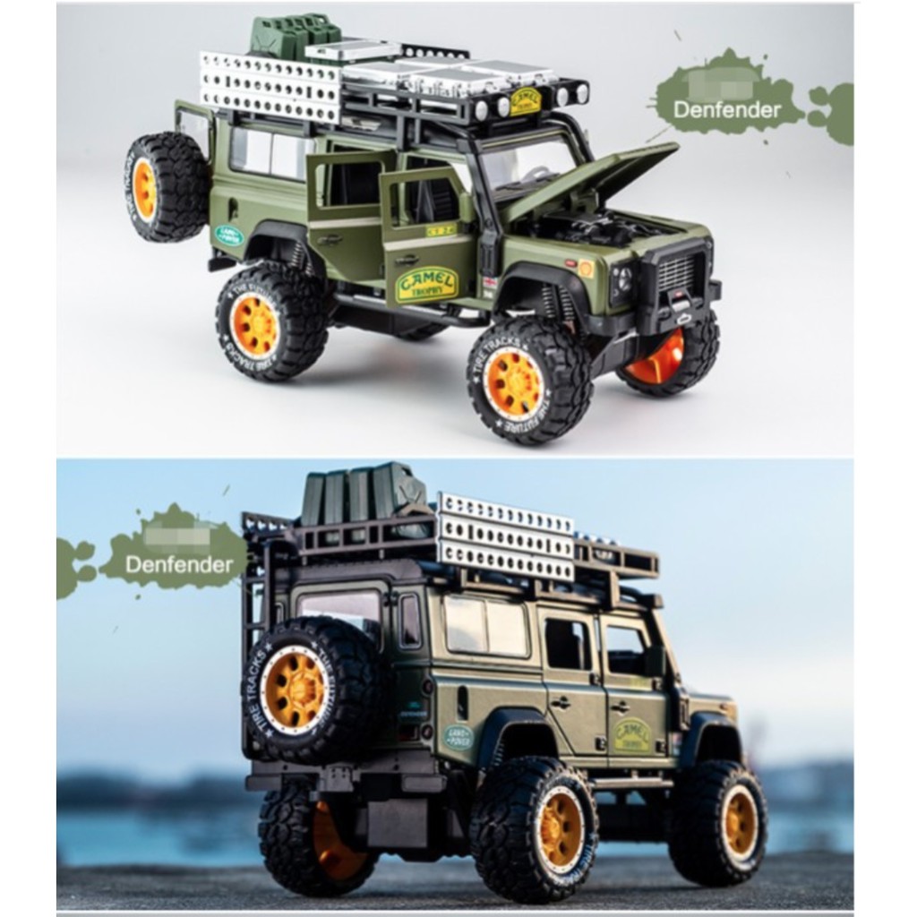 MINIAUTO DIECAST LAND ROVER DEFENDER 1:28 METAL COLLECTION BIG SIZE REALISTIC MODEL