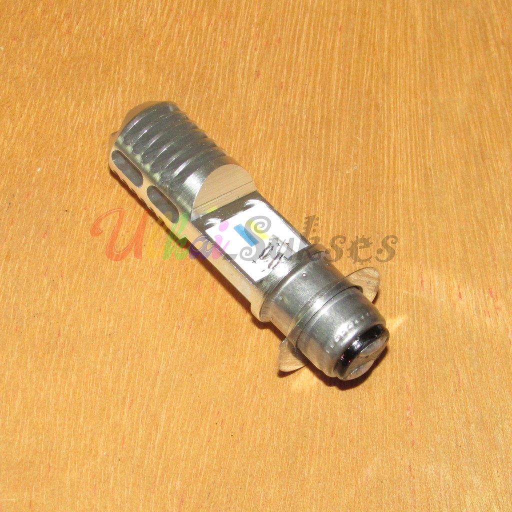 Lampu Depan Motor LED l Lampu Colok Motor 2 mata Arus AC l DC Songket H6 Super Terang Universal Murah Laris