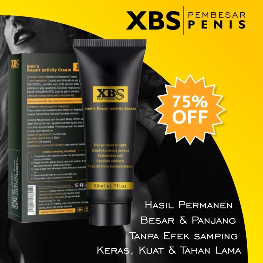 XBS ORIGINAL - PEMBESAR PENNIS CEPAT PERMANEN - PEMBESAR BURUNG PRIA - PEMBESAR ALAT VITAL PRIA - PE