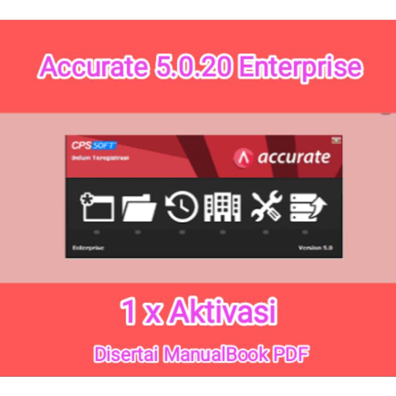 Accurate 5 enterprise 5.0.20 build 1868 v5020 5020 software akuntansi accurate accounting