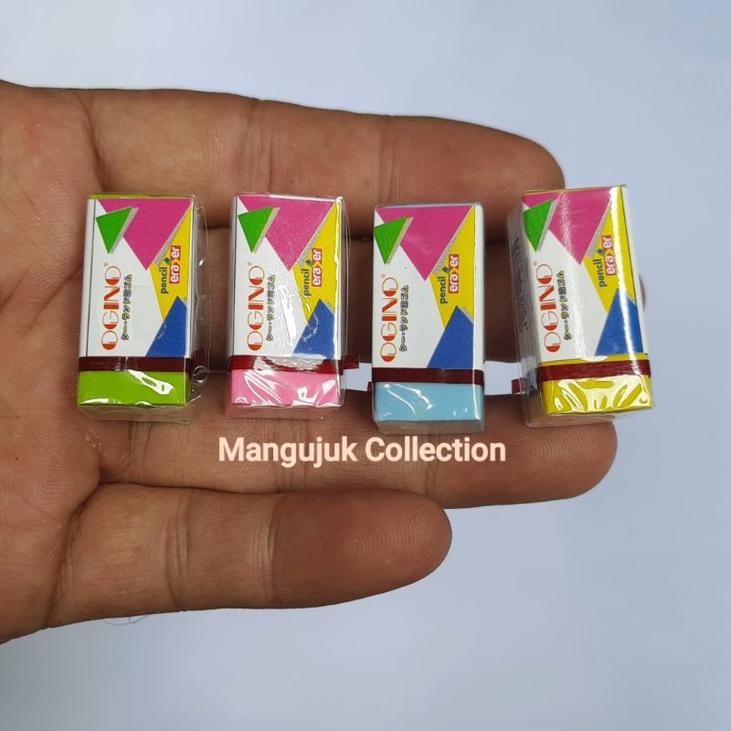 

12 Pcs Penghapus pensil warna warni stip eraser