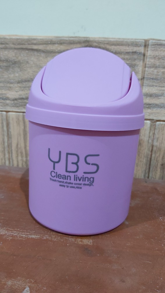 Kotak Sampah Kecil Tempat Sampah Meja Trash Can Mini Ybs