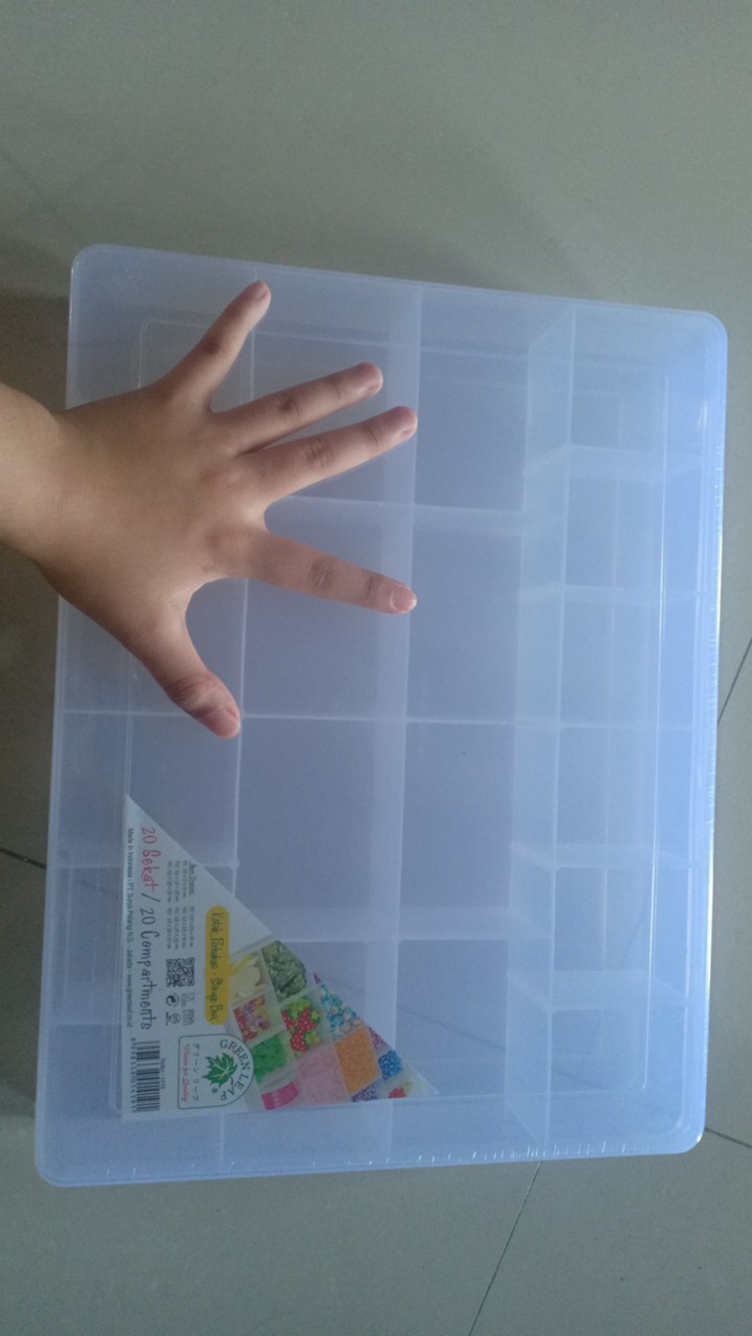 Kotak Perkakas / Tool Box / Storage Box 20 Sekat Reiko 1419