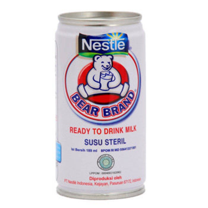 SUSU BERUANG SUSU BEAR BRAND NESTLE SUSU KALENG 189 ML ORIGINAL