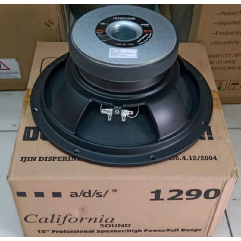 Speaker 12 Inch ADS 1290 1000 Watt Karakter MID LOW