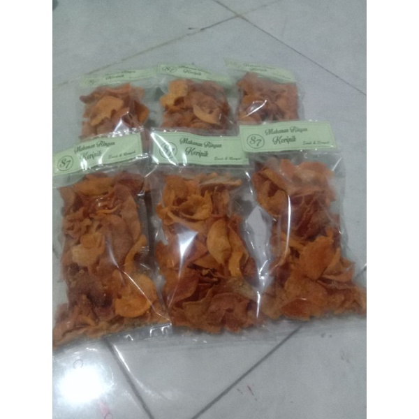 

kripik tela enak aneka rasa jagung manis balado pedas manis