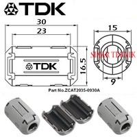 BA-157 TDK ZCAT 2035 0930A Magnet Penghemat BBM Ferrite Untuk Kabel Busi Coil Injector Delco Audio Diameter 7-10mm