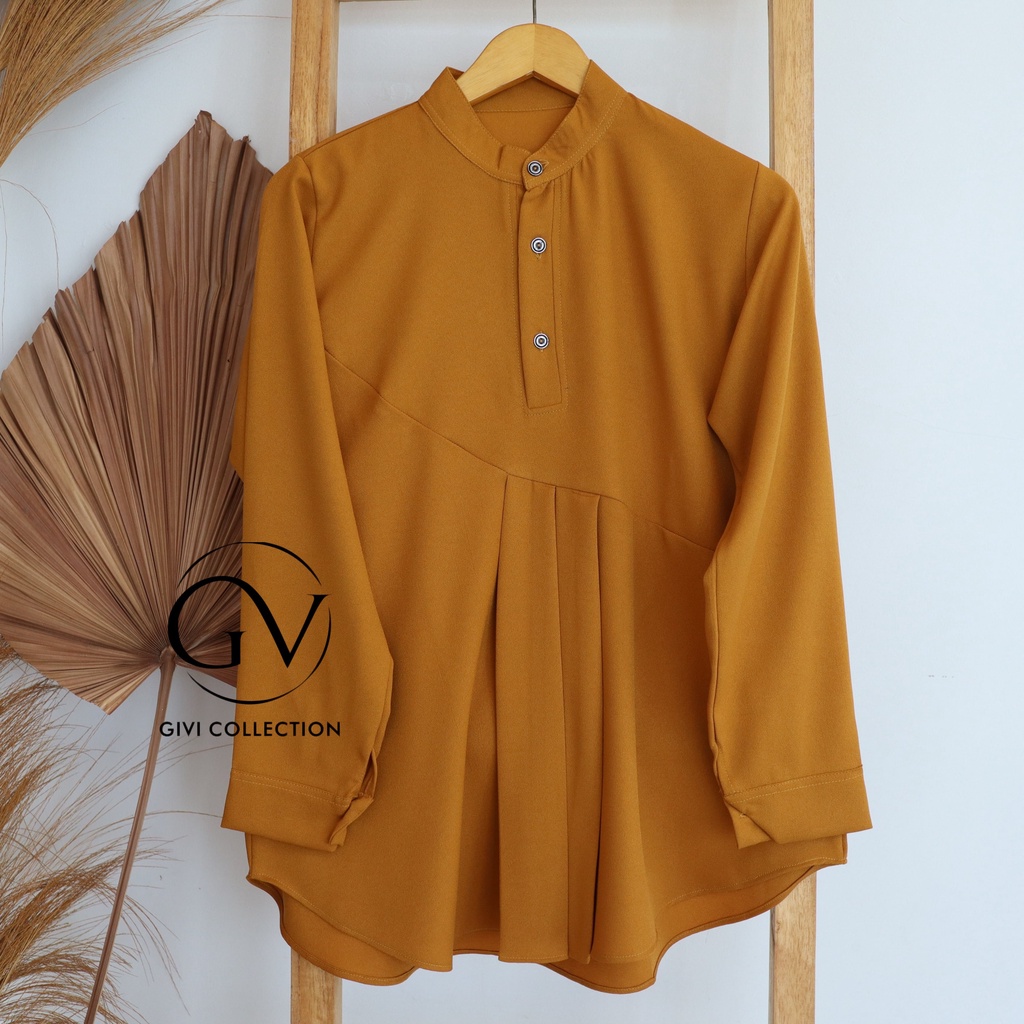 Bianca Blouse  /Atasan wanita / Busui-kunyit