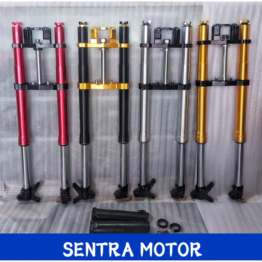 Upside Down KLX Full CNC Ride-It - Shock Depan KLX 150 USD Ride-it CNC