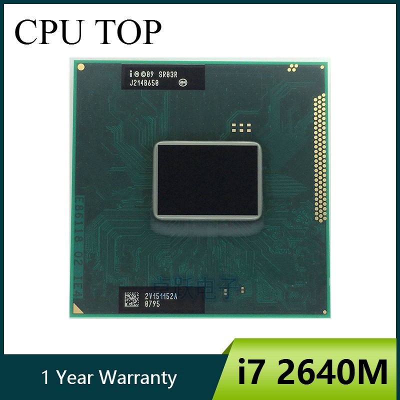 PREORDER Intel Core i7-2640M 2.8GHz Dual Core 4MB CPU Laptop Processor i7 2640M SR03R