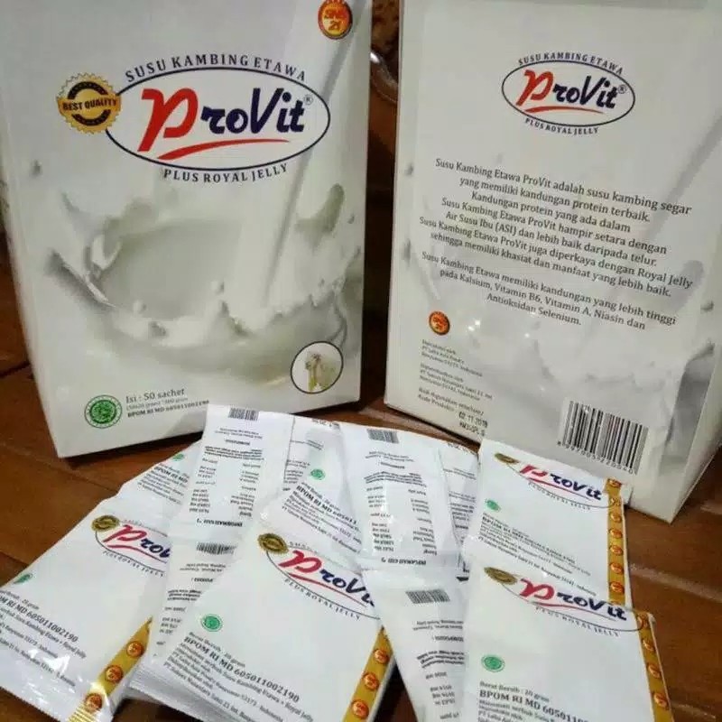 

Provit Susu Kambing Etawa Harga Ecer / Sachet