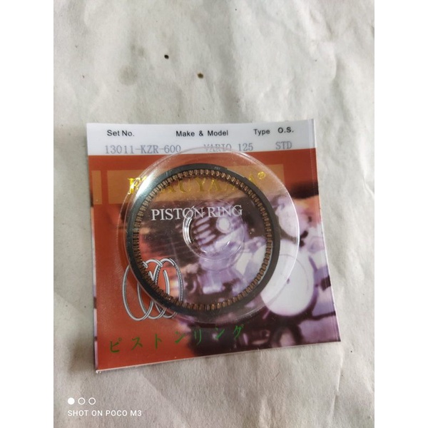Ring piston Vario 125 FI 12  OS STD,75