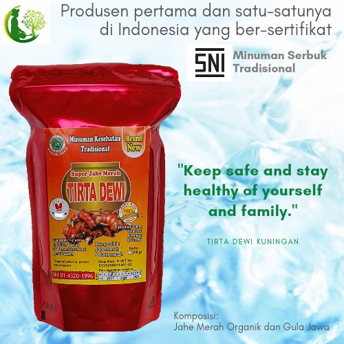 

Super Jahe Merah TIRTA DEWI 250gr (pouch)