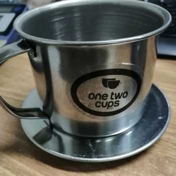 Filter Kopi Vietnam Drip Coffee Maker Coffee Dripper Gelas Kopi Saring Seduh Stainless 100 ML