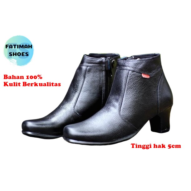 Sepatu pantofel Wanita high heels bahan kulit sepatu kerja wanita sepatu kantor Wanita Sepatu Dinas