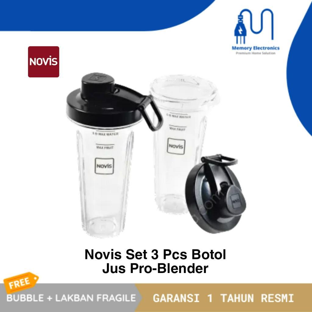 Novis Set 3 Pcs Botol Jus Pro-blender