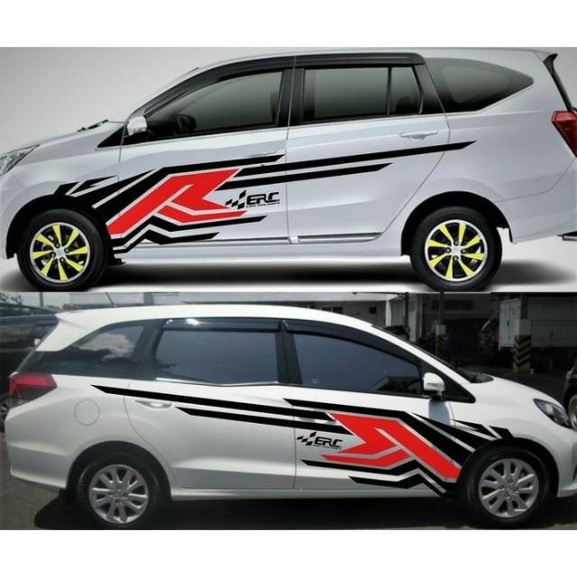 Stiker Mobil Cutting Sticker Contoh Calya Mobilio Shopee Indonesia