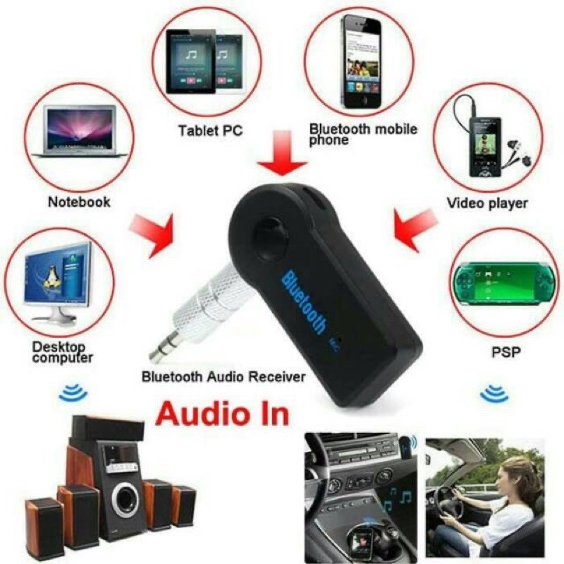 Receiver Bluetooth CK 05 / Bluetooth Receiver Aux 3.5mm Audio Jack Music Wireless