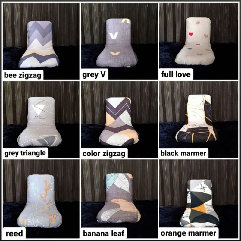 sarung kursi lantai / sarung kursi lipat / sarung lazy bag / sarung kursi lesehan