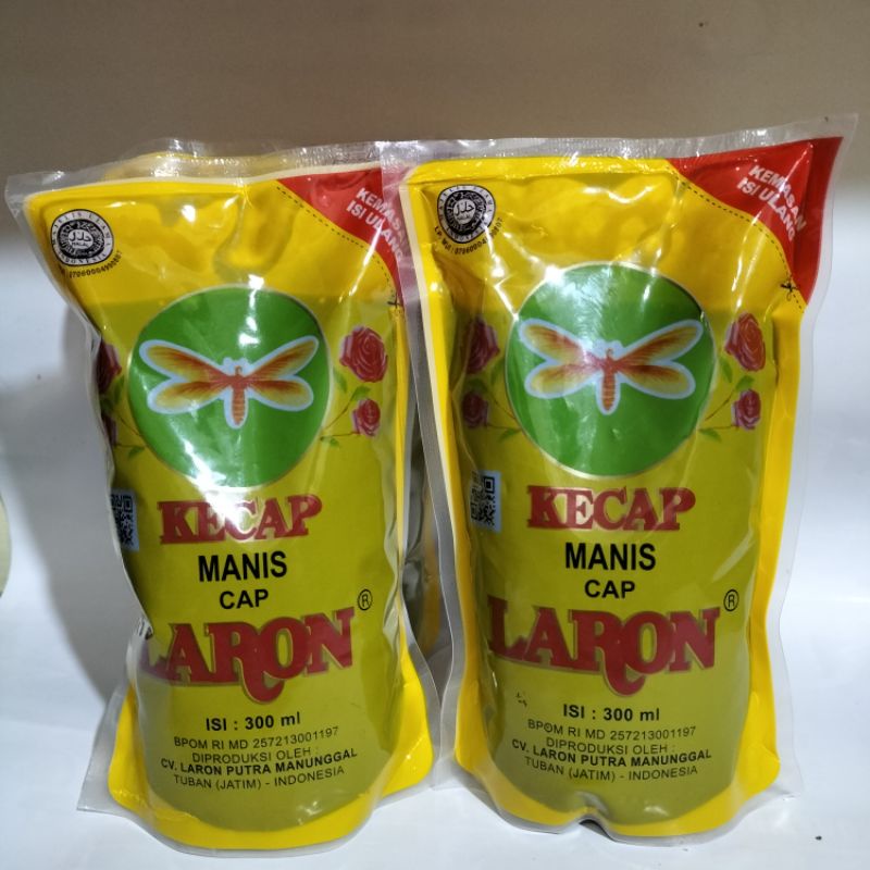 KECAP LARON (300ml) | Kecap manis cap laron