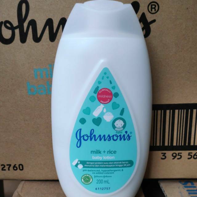 Johnsons baby lotions milk+rice 200ml