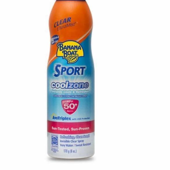 ➲ Banana Boat Ultramist Sport Coolzone Spray SPF50+ 170Gr ✾