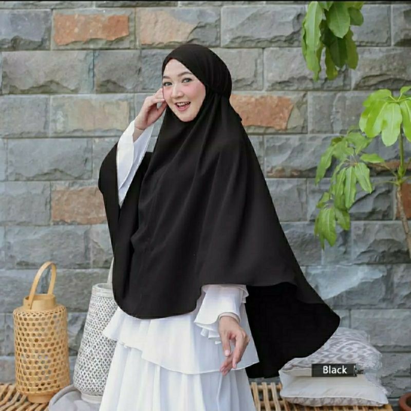 Kerudung Bergo Maryam JUMBO Grosir Khimar Syar'i Diamond Terbaru 2021