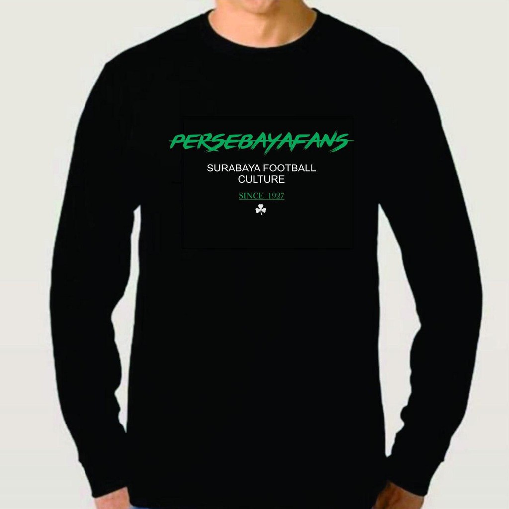 Kaos Distro PERSEBAYA Jumbo Lengan Panjang
