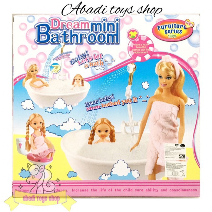 BONEKA DOS DREAM MINI BATHROOM JJ6604