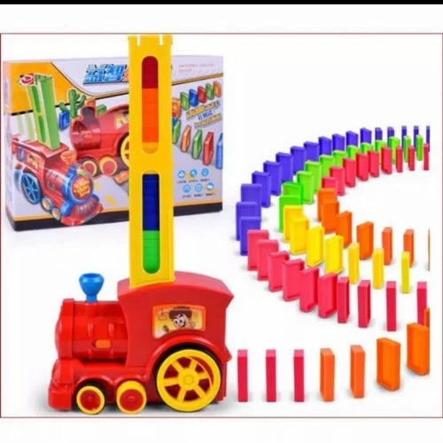 Mainan Kereta Api Domino Train Mainan Anak Kereta Api Penyusun Domino