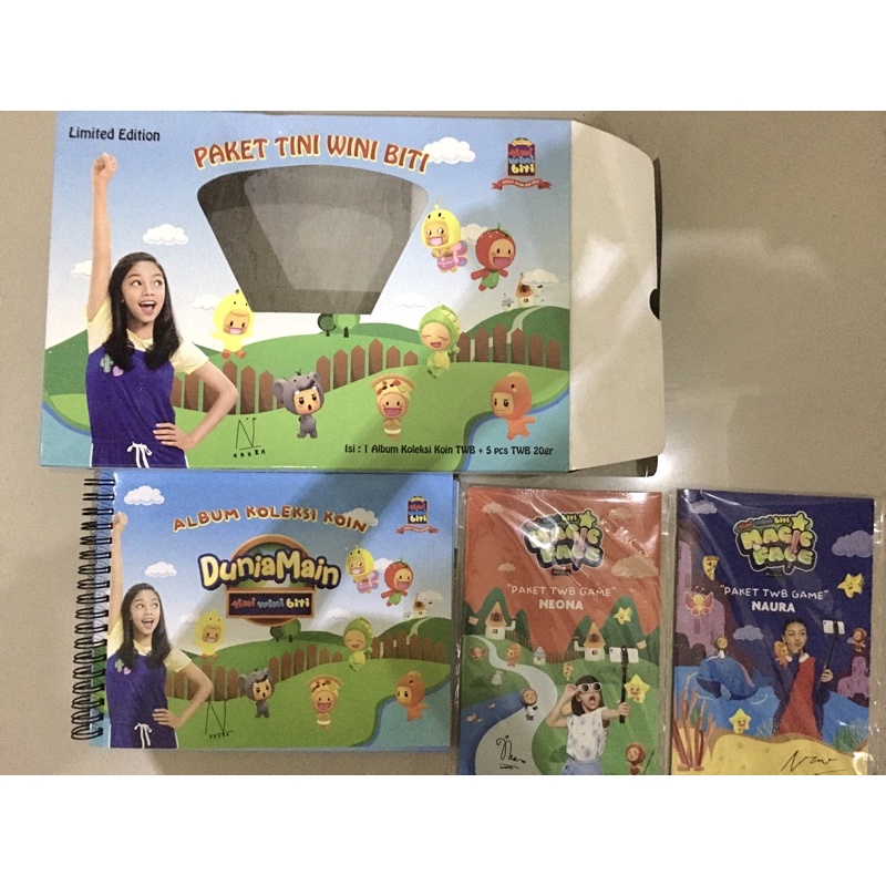 Album Koleksi Koin + Sticker TiniWiniBiti Naura